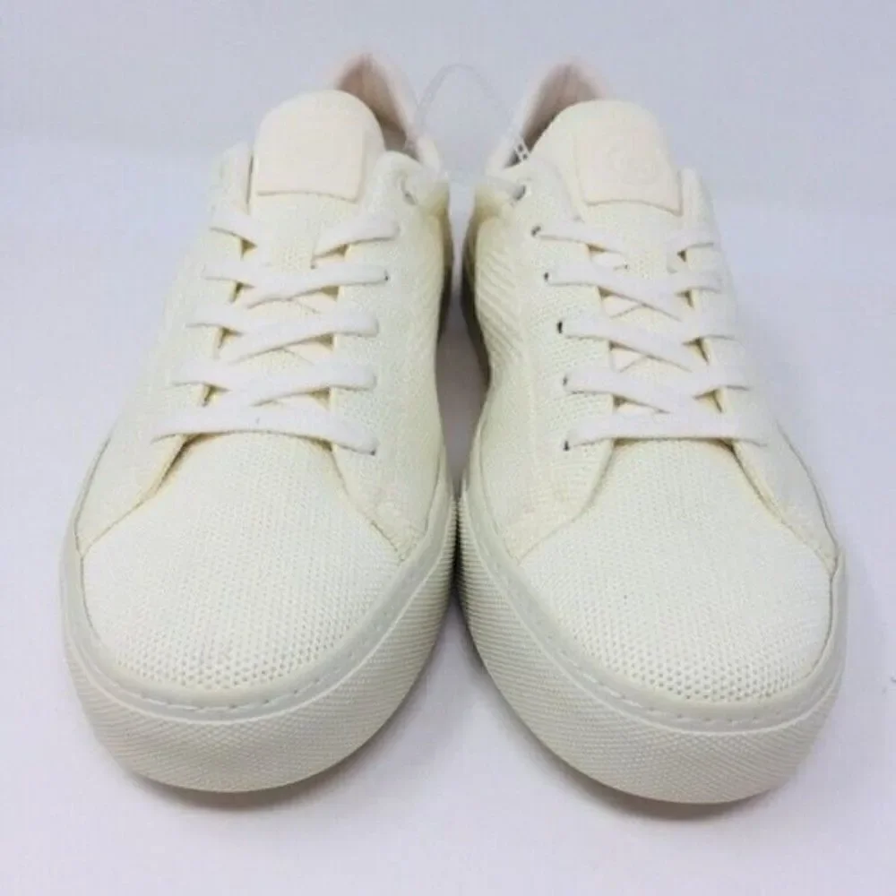 Greats Knit lace up Shoes 9.5 Cream color BoxQ